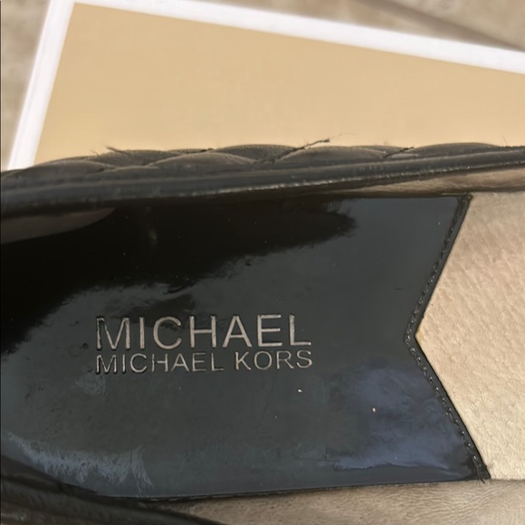Michael Kors Black Quilted Flats - Picture 5 of 7